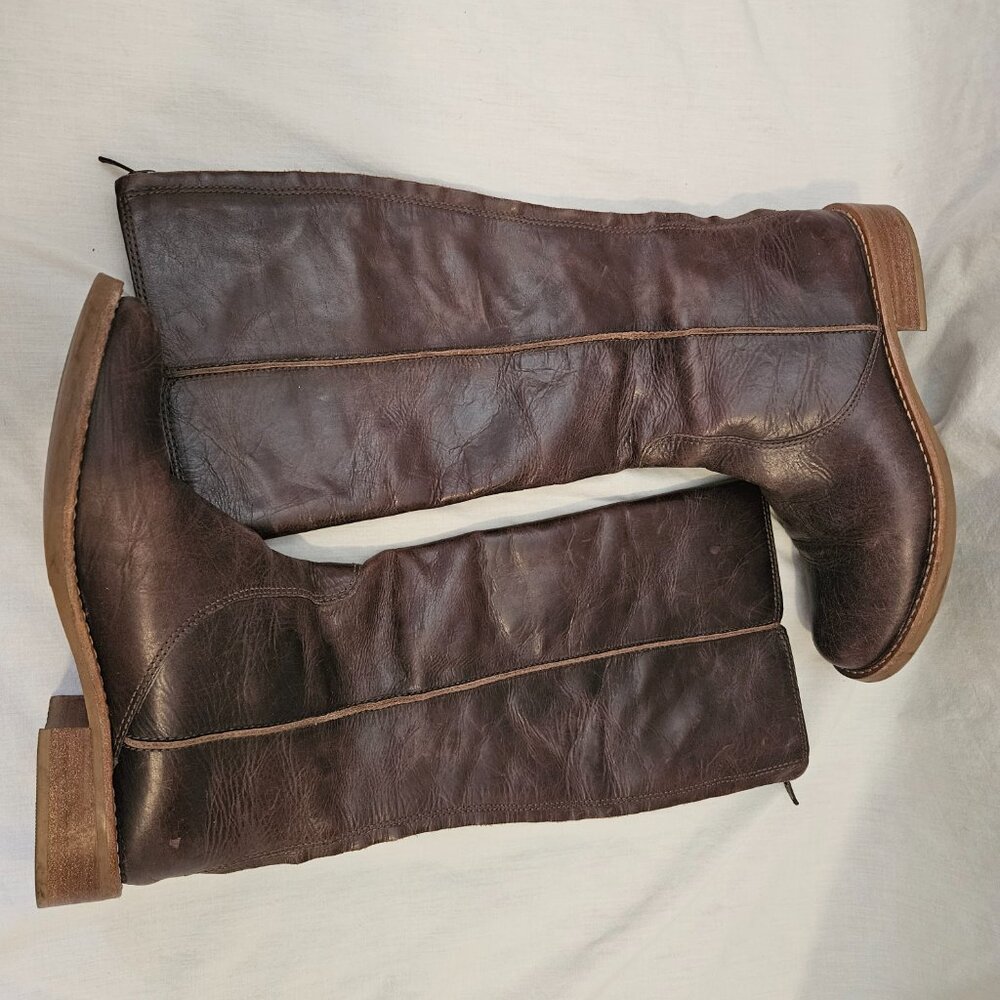 J. Jill Brown Leather Boots, Size 7.5M - Picture 3 of 9
